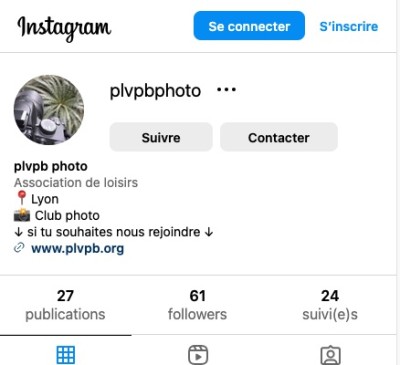 Facebook de l'Atelier Photo